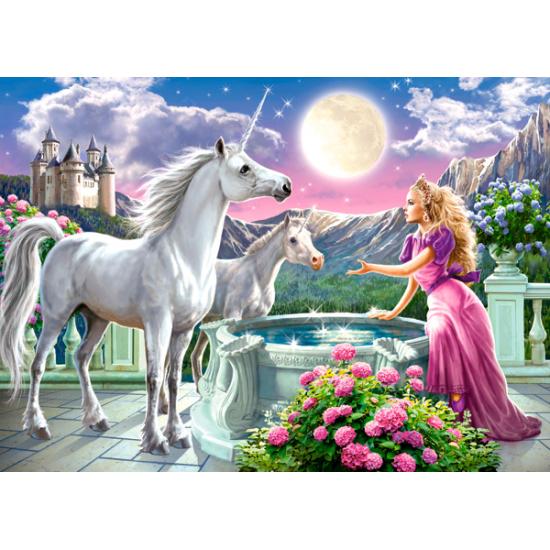 Castorland Puzzle Die Prinzessin und ihre Einhörner 120 Teile