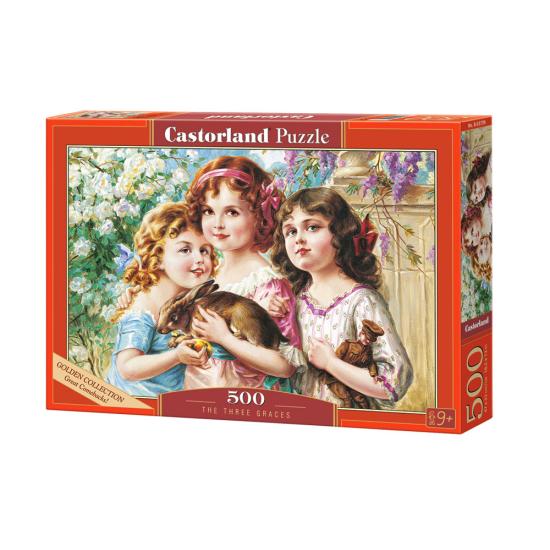 Castorland Puzzle Die drei Grazien mit 500 Teilen
