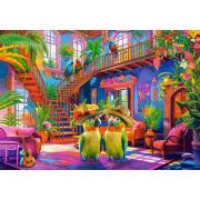 Puzzle Castorland Papageien Im Paradies 500 Teile