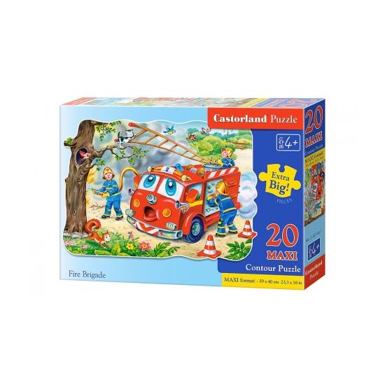 Castorland Puzzle Die Feuerwehrleute MAXI XXL mit 20 Teilen