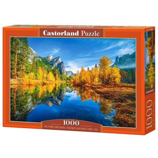 Puzzle Castorland Die Drei Brüder, Yosemite, USA 1000 Teile