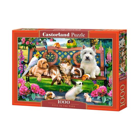 Castorland Puzzle Haustiere im Park 1000 Teile