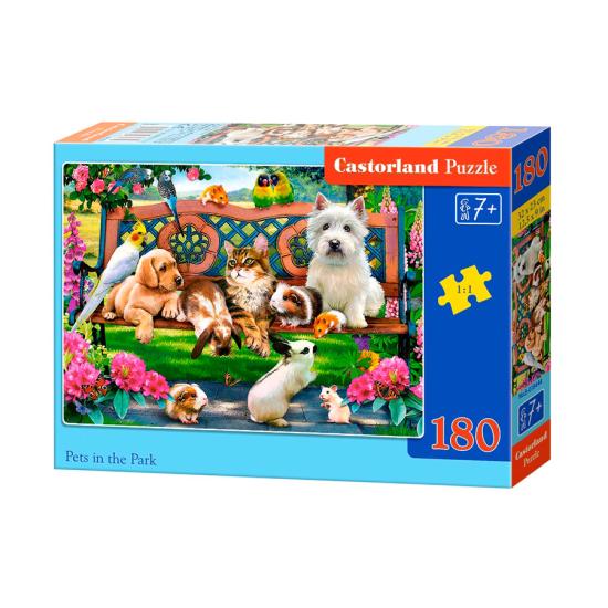 Castorland Puzzle Haustiere im Park 180 Teile