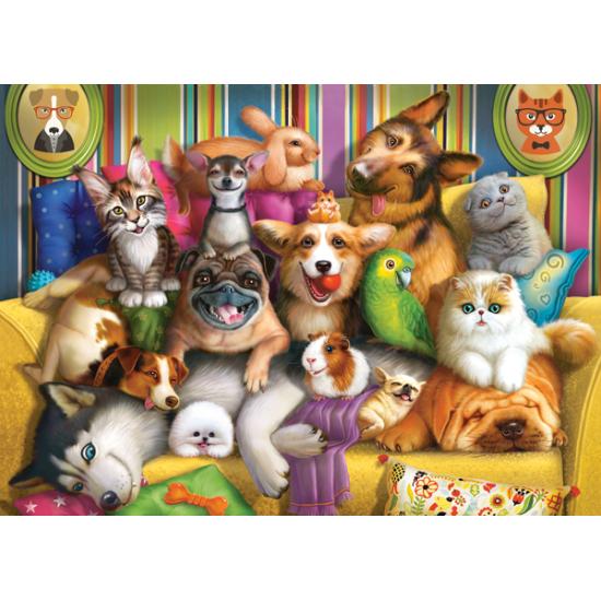 Castorland Playful Pets 60-teiliges Puzzle