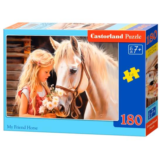 Puzzle Castorland Mein Freund Pferd 180 Teile
