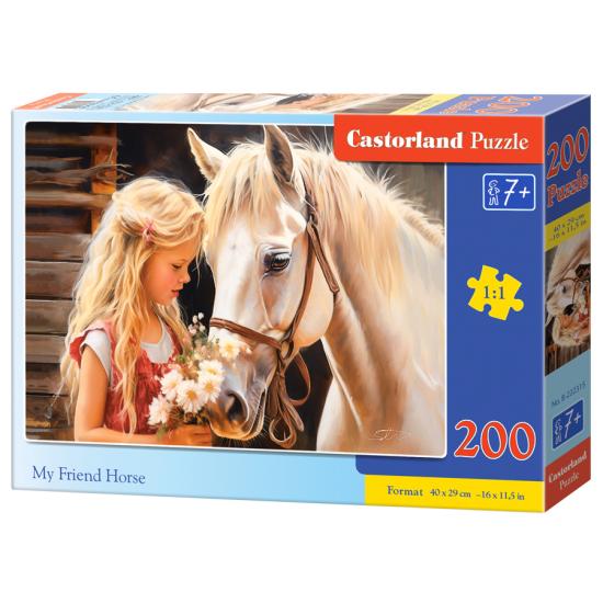 Puzzle Castorland Mein Freund Pferd mit 200 Teilen