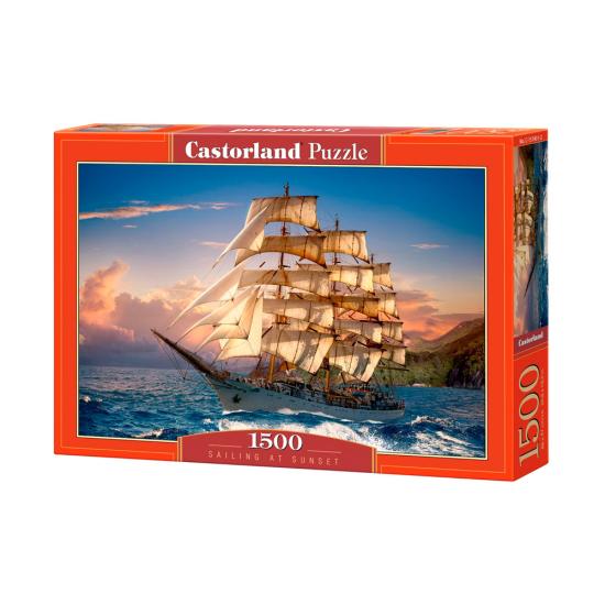 Castorland Segeln bei Sonnenuntergang Puzzle 1500 Teile
