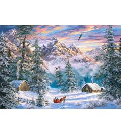 Castorland Christmas in the Mountain Puzzle 1000 Teile