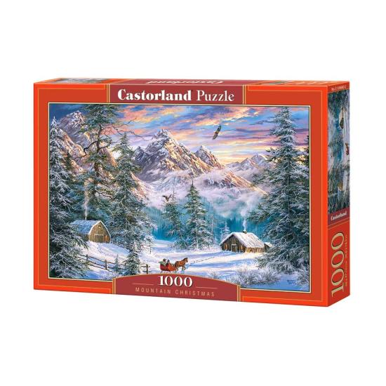 Castorland Christmas in the Mountain Puzzle 1000 Teile