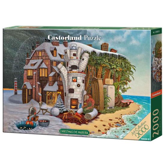 Puzzle Castorland Heiligabend Madeira  2000 Teile
