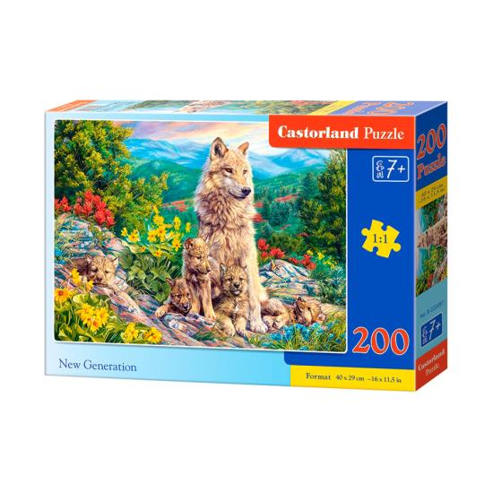 Castorland New Generation of Wolves Puzzle 200 Teile