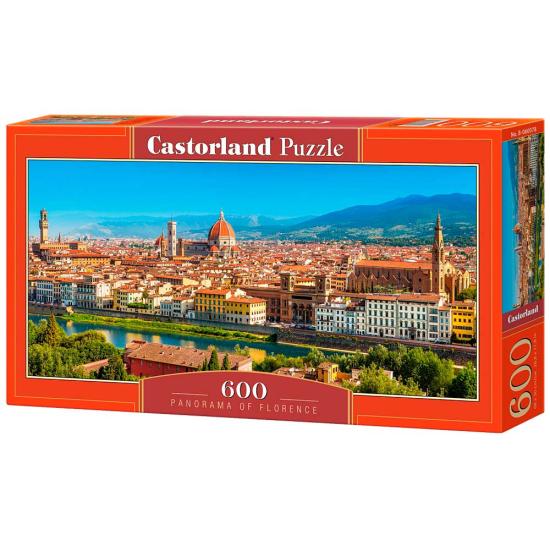 Castorland Panorama-Puzzle von Florenz 600 Teile