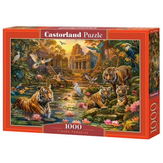 Puzzle Castorland Tigerparadies 1000 Teile Puzzle Castorland Tigerparadies 1000 Teile