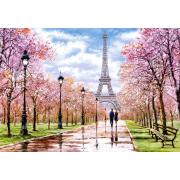 Castorland Puzzle Romantischer Spaziergang in Paris 1000 Teile