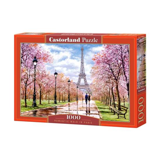 Castorland Puzzle Romantischer Spaziergang in Paris 1000 Teile