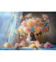 Puzzle Castorland Pastell Pfingstrosen 1500 Teile