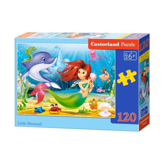 Castorland Kleine Meerjungfrau Puzzle 120 Teile