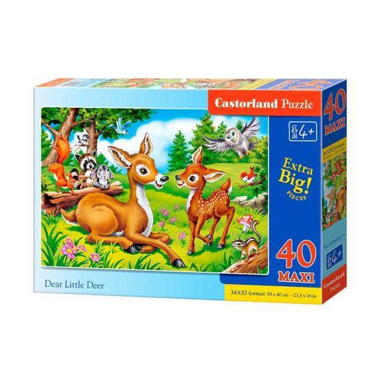 Castorland Kleines Bambi-Hirsch-Puzzle, 40 Teile
