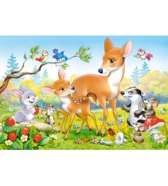 Castorland Kleines Hirsch-XXL-Puzzle mit 40 Teilen