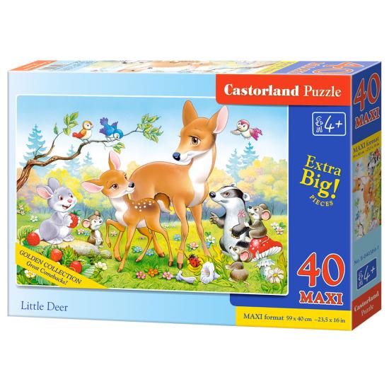 Castorland Kleines Hirsch-XXL-Puzzle mit 40 Teilen