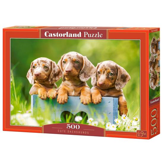 Castorland Puzzle Dackelwelpen 500 Teile