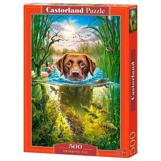 Castorland Schwimmender Hund Puzzle 500 Teile