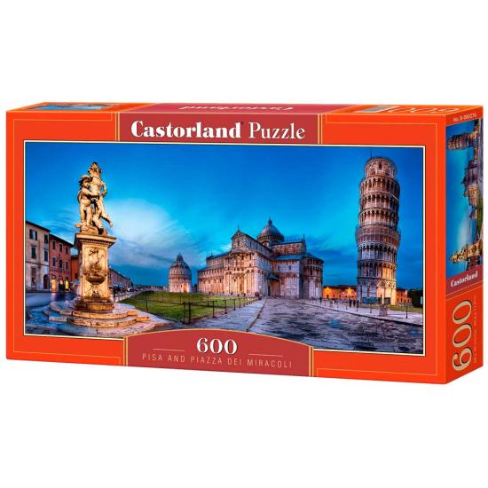 Castorland Puzzle „Pisa und Platz der Wunder“, 600 Teile