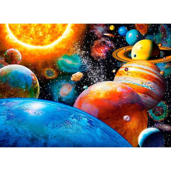 Castorland Puzzle Planeten und ihre Monde mit 300 Teilen