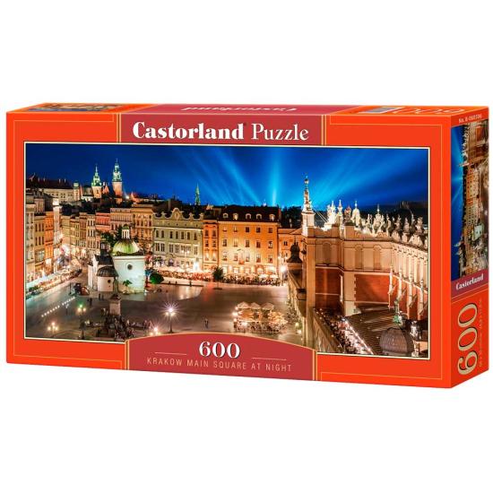 Castorland Plaza Mayor bei Nacht Puzzle mit 600 Teilen