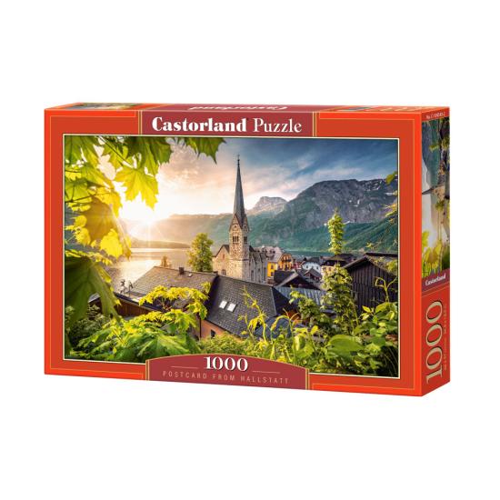 Castorland Puzzle Postkarte aus Hallstatt 1000 Teile