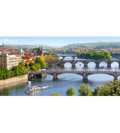 Castorland Prag-Puzzle, Panoramablick mit 4000 Teilen