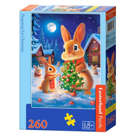 Puzzle Castorland Weihnachtsvorbereitungen 260 Teile