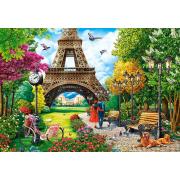 Castorland Frühling in Paris Puzzle 1000 Teile