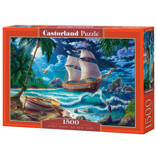 Castorland-Puzzle „Erste Nacht im neuen Land“ mit 1500 Teilen