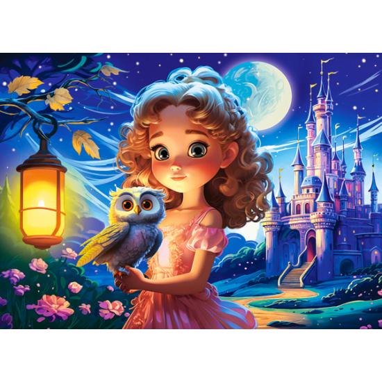 Puzzle Castorland Prinzessin Mit Eule 70 Teile