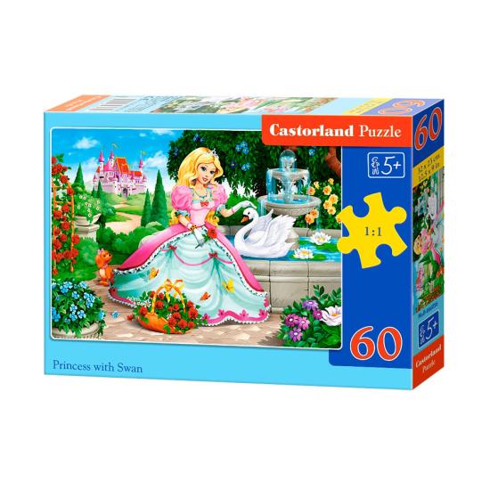 Castorland Prinzessin mit Schwan Puzzle 60 Teile