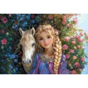 Puzzle Castorland Prinzessin Mit Pferd 1500 Teile