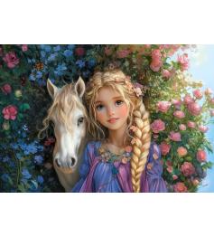 Puzzle Castorland Prinzessin Mit Pferd 1500 Teile