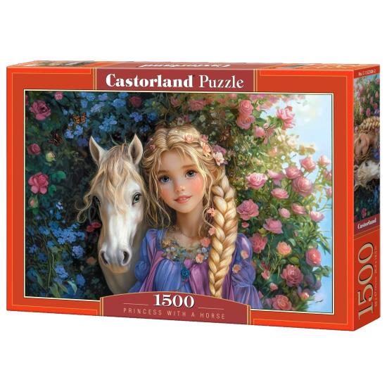 Puzzle Castorland Prinzessin Mit Pferd 1500 Teile