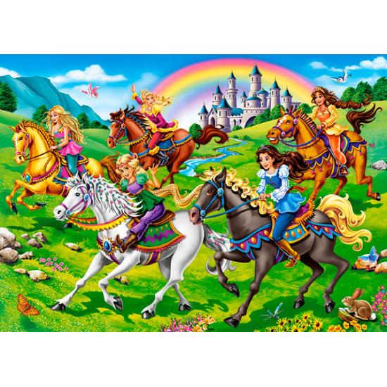 Castorland Puzzle Prinzessin auf einem Pferd 260 Teile