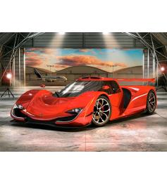 Castorland-Prototyp-Puzzle im Hangar mit 60 Teilen