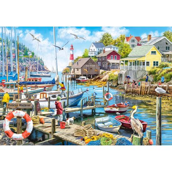 Puzzle Castorland Pelican Harbor 1500 Teile
