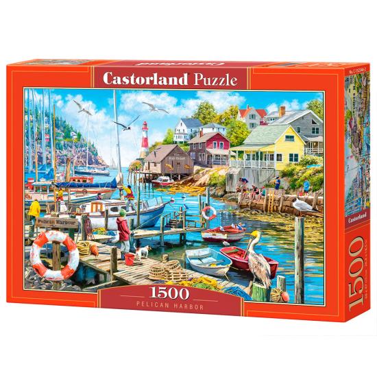 Puzzle Castorland Pelican Harbor 1500 Teile