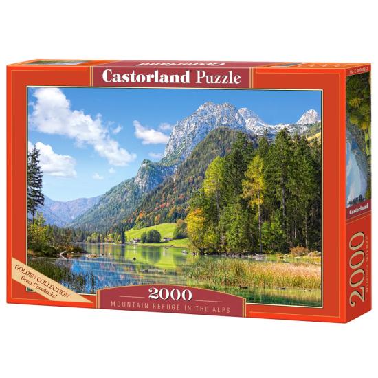 Puzzle Castorland Mountain Shelter in den Alpen mit 2000 Teilen