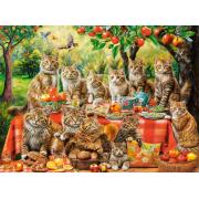 Puzzle Castorland Katzenfamilientreffen 3000 Teile