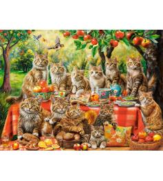 Puzzle Castorland Katzenfamilientreffen 3000 Teile