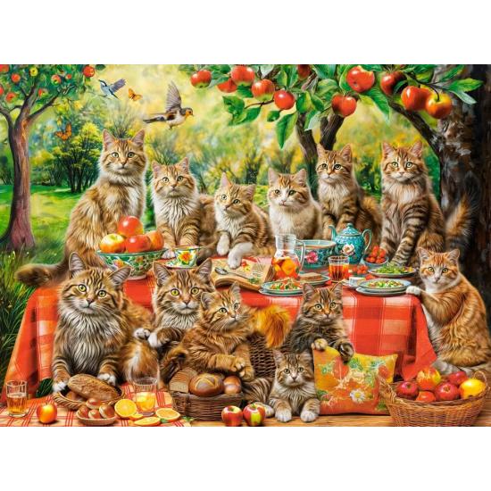 Puzzle Castorland Katzenfamilientreffen 3000 Teile