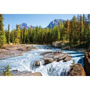 Puzzle Castorland Athabasca River, Jasper Nationalpark, Kanada