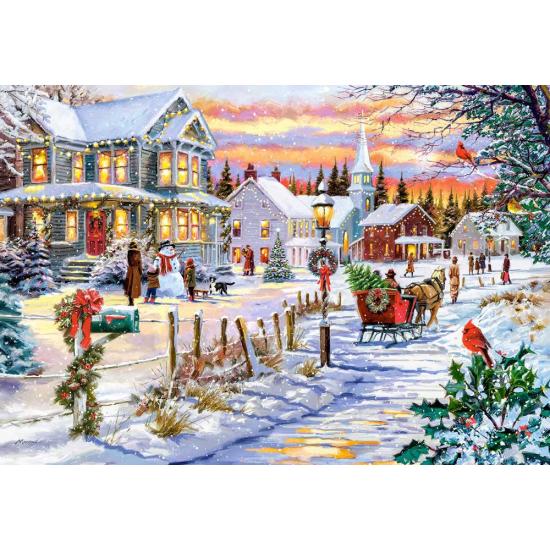 Puzzle Castorland Der Weihnachtsbaum kommt mit 1000 Teile