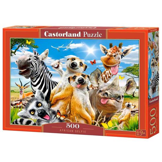 Castorland Selfie Afrikanische Tiere Puzzle 500 Teile